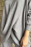 Elbury Twist & Bloom Luxury Knit Co Ord Set Grey Marl